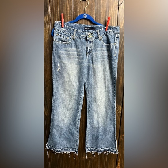 Y2k-distressed, flare-leg Jeans-Revolt-size 15 - Picture 2 of 9